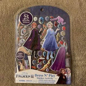 Disney FrozenII Dress N’ Play Stickers